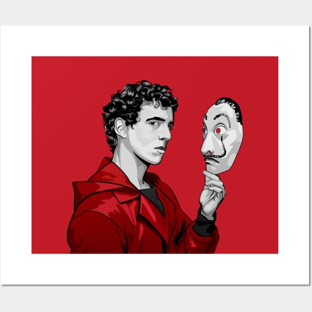 Money Heist Rio Wall Art by Paul Draw